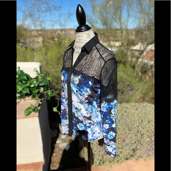 Robbi & Nikki by Robert Rodriguez Floral, Lace BTN - Picture 3 of 6